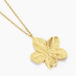 Collier Barbade Acier Jaune