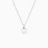 Collier Barbara Argent Blanc