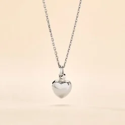 Collier Barbara Argent Blanc