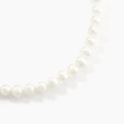 Collier Baroque Or Jaune Perle De Culture