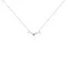 Collier Bartoumieu Argent Blanc Oxyde De Zirconium