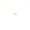 Collier Bassam Or Jaune Oxydes De Zirconium
