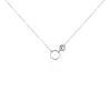 Collier Bastiano Argent Blanc Oxyde De Zirconium