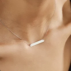 Collier Beavis Or Blanc