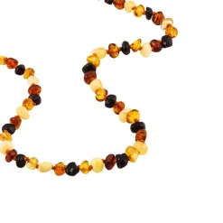 Collier Bebe Argent Blanc Moisha Ambres