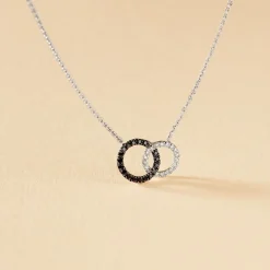 Collier Bella Or Blanc Diamant