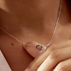 Collier Bella Or Blanc Diamant