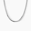 Collier Benedicta Argent Blanc