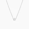 Collier Bess Argent Blanc