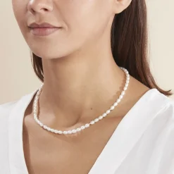 Collier Billes Or Jaune Perle De Culture