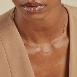 Collier Billy Or Jaune Tourmaline