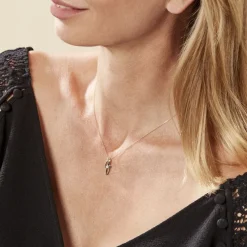 Collier Blandine Or Bicolore Diamant