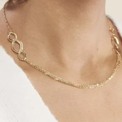 Collier Blinda Or Jaune