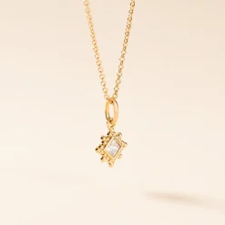 Collier Bobbie Plaqué Or Jaune Oxyde De Zirconium