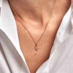 Collier Bobbie Plaqué Or Jaune Oxyde De Zirconium