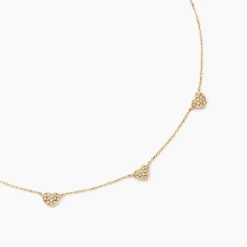 Collier Bomb Lover Or Jaune Oxyde De Zirconium