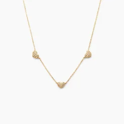 Collier Bomb Lover Or Jaune Oxyde De Zirconium