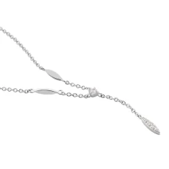 Collier Bormana Argent Blanc Oxyde De Zirconium