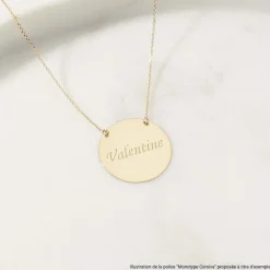 Collier Breanin Or Blanc