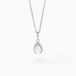 Collier Briony Argent Blanc Oxyde De Zirconium