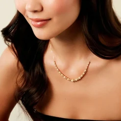 Collier Brooks Or Jaune