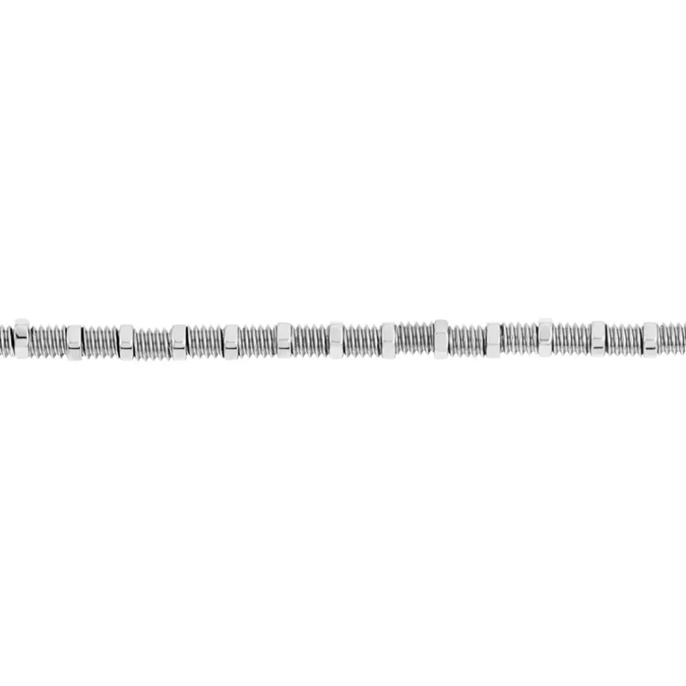 Collier Bryann Acier Gris