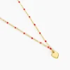 Collier Bubble Argent Jaune