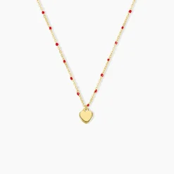 Collier Bubble Argent Jaune