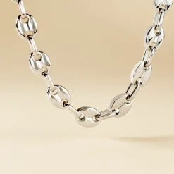 Collier Cadia Acier Blanc