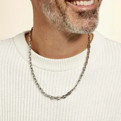 Collier Cadia Acier Blanc