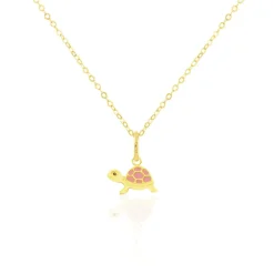 Collier Cali Tortue Or Jaune