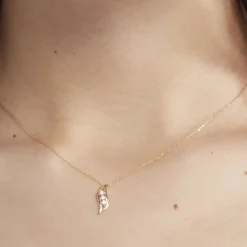 Collier Caline Or Jaune Diamant