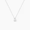 Collier Carolyn Argent Blanc Oxyde De Zirconium