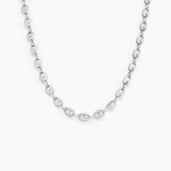 Collier Carrus Argent Blanc