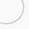 Collier Casper Argent Blanc