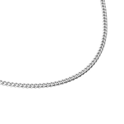 Collier Casper Argent Blanc