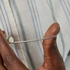 Collier Casper Argent Blanc