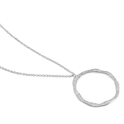 Collier Catalina Argent Blanc Oxyde De Zirconium