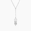 Collier Catchy Argent Blanc