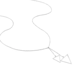 Collier Chayann Argent Blanc