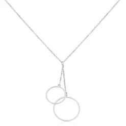 Collier Chayann Argent Blanc