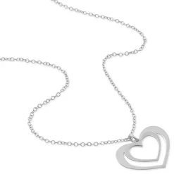 Collier Clarra Argent Blanc