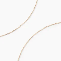 Collier Claudine Argent Rose