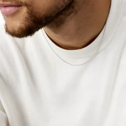 Collier Claudine Maille Forcat Argent Blanc