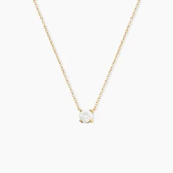 Collier Collection Aphrodite Or Jaune Diamant Synthetique