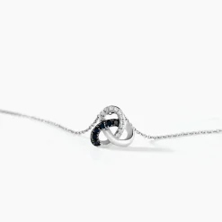 Collier Constellation Or Blanc Diamant