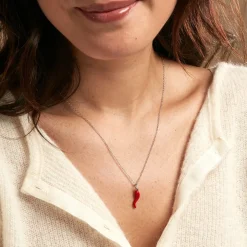 Collier Cornucopia Argent Blanc