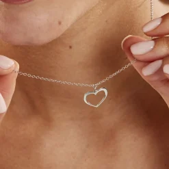 Collier Cosima Argent Blanc