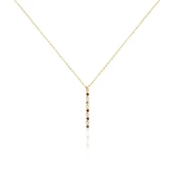 Collier Céphée Plaqué Or Doré Oxyde De Zirconium