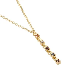 Collier Céphée Plaqué Or Doré Oxyde De Zirconium